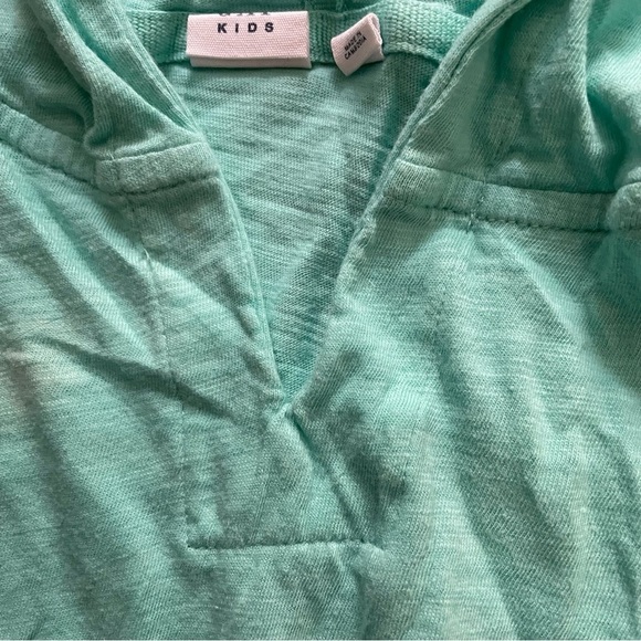 4/$25 Gap Girls Teal Cap Sleeve Swimsuit Coverup Dress Size Medium - Picture 8 of 8